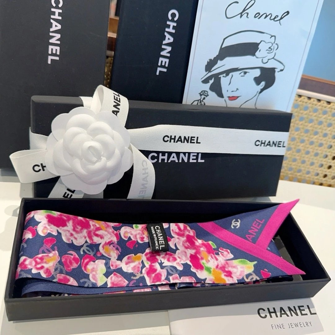 Chanel Silk Hair Ribbon Ver.B — QC