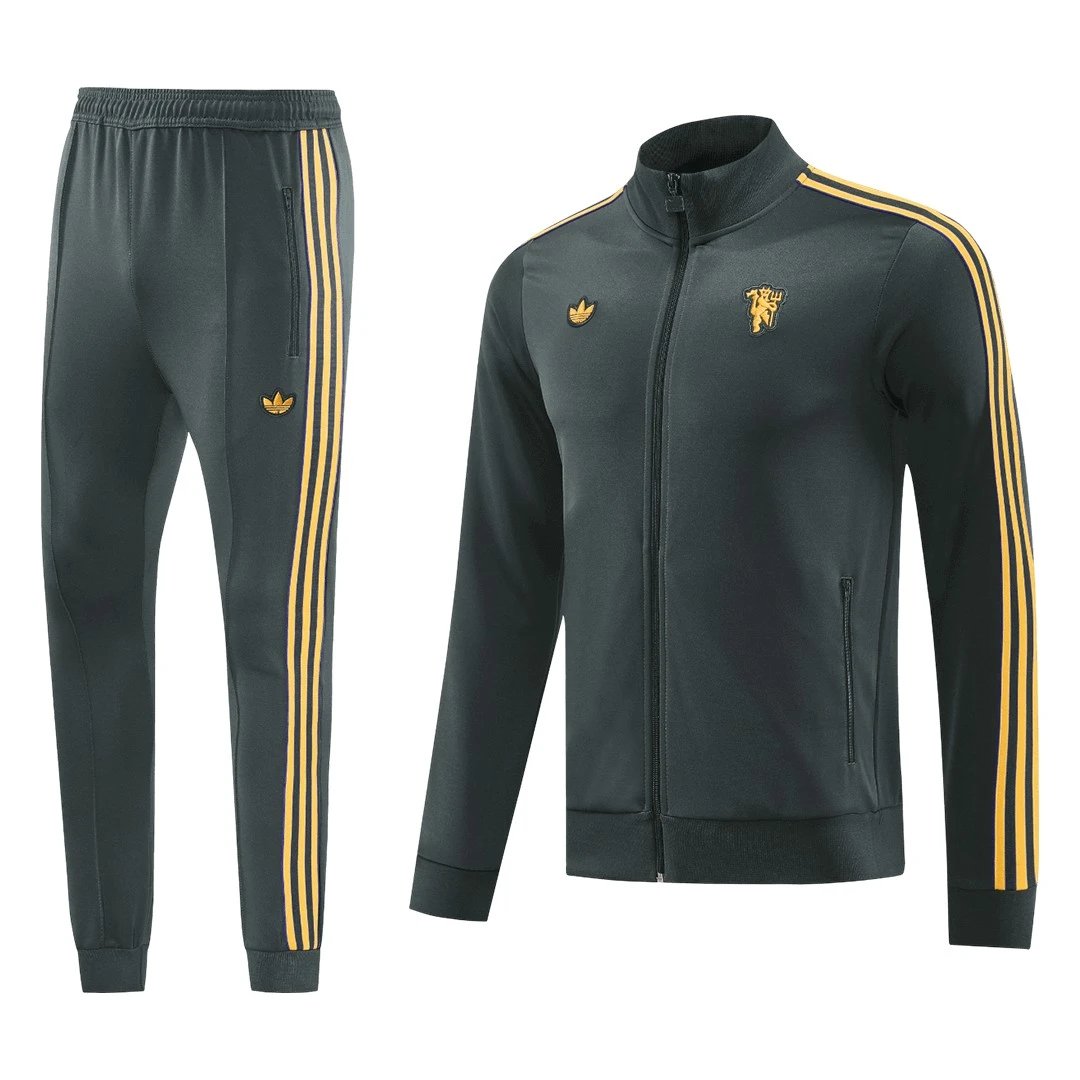 Manchester United 2025 Jacket Tracksuit 26 Black — Zdjęcie 2