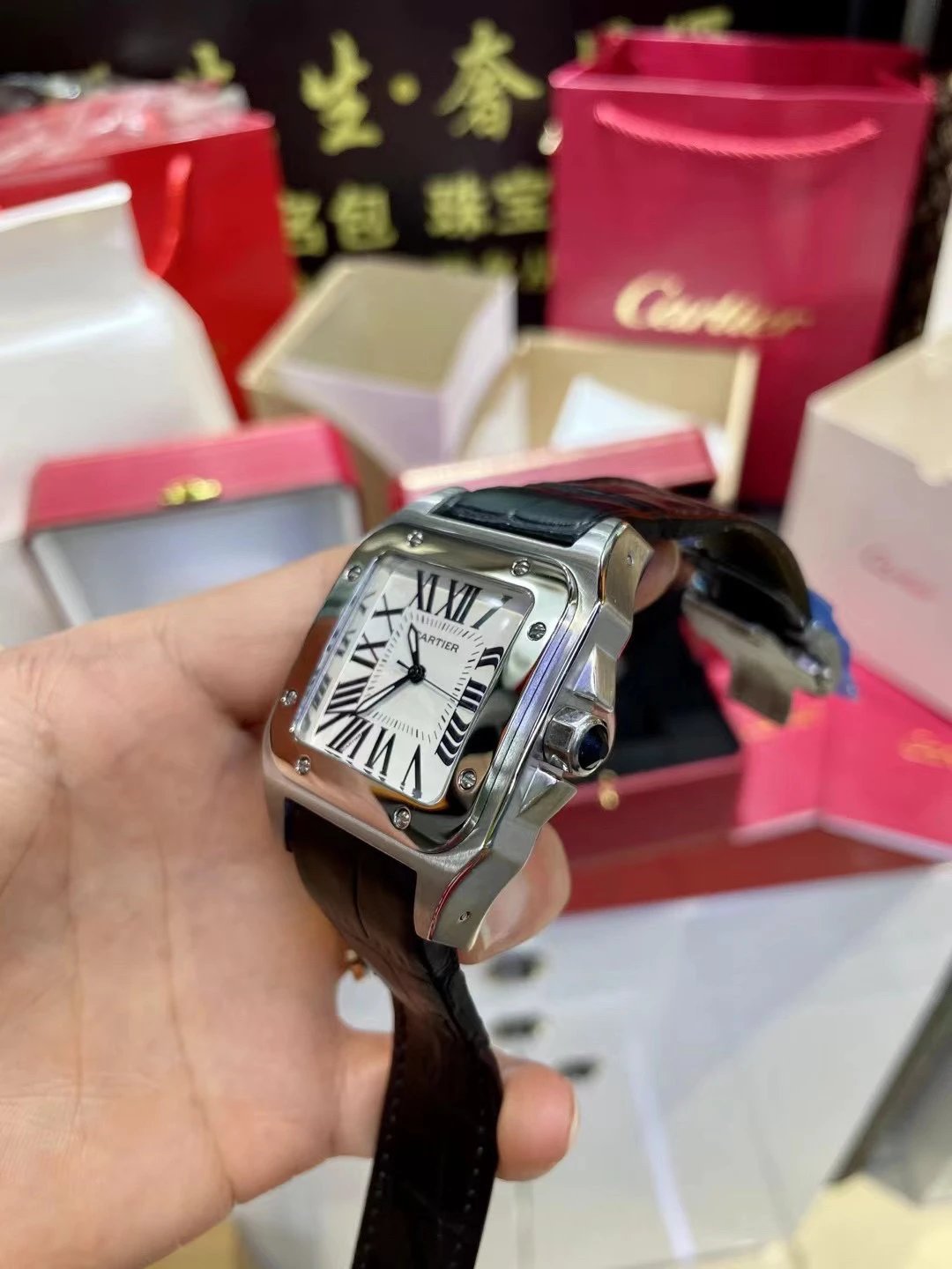 Cartier Santos Automatic Watch Ver.B — Zdjęcie 3