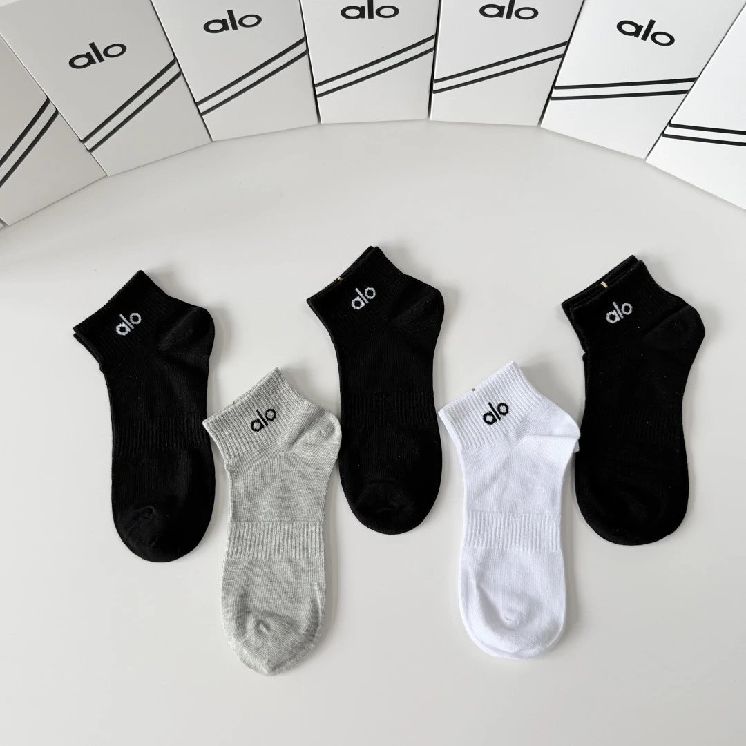ALO Quarter Socks 5-Pair Box Ver.A — photo 2