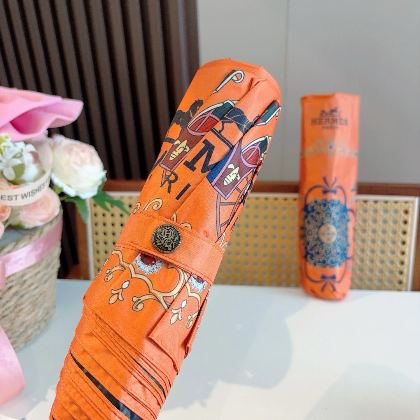 Hermes UV Protection Folding Umbrella Ver.I — Photo 3
