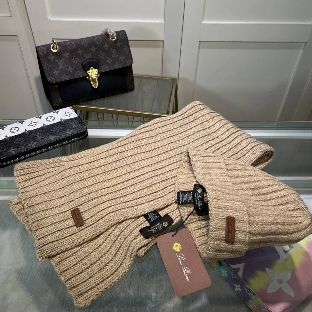 Loro Piana Scarf & Hat Set Ver.G — Zdjęcie 5