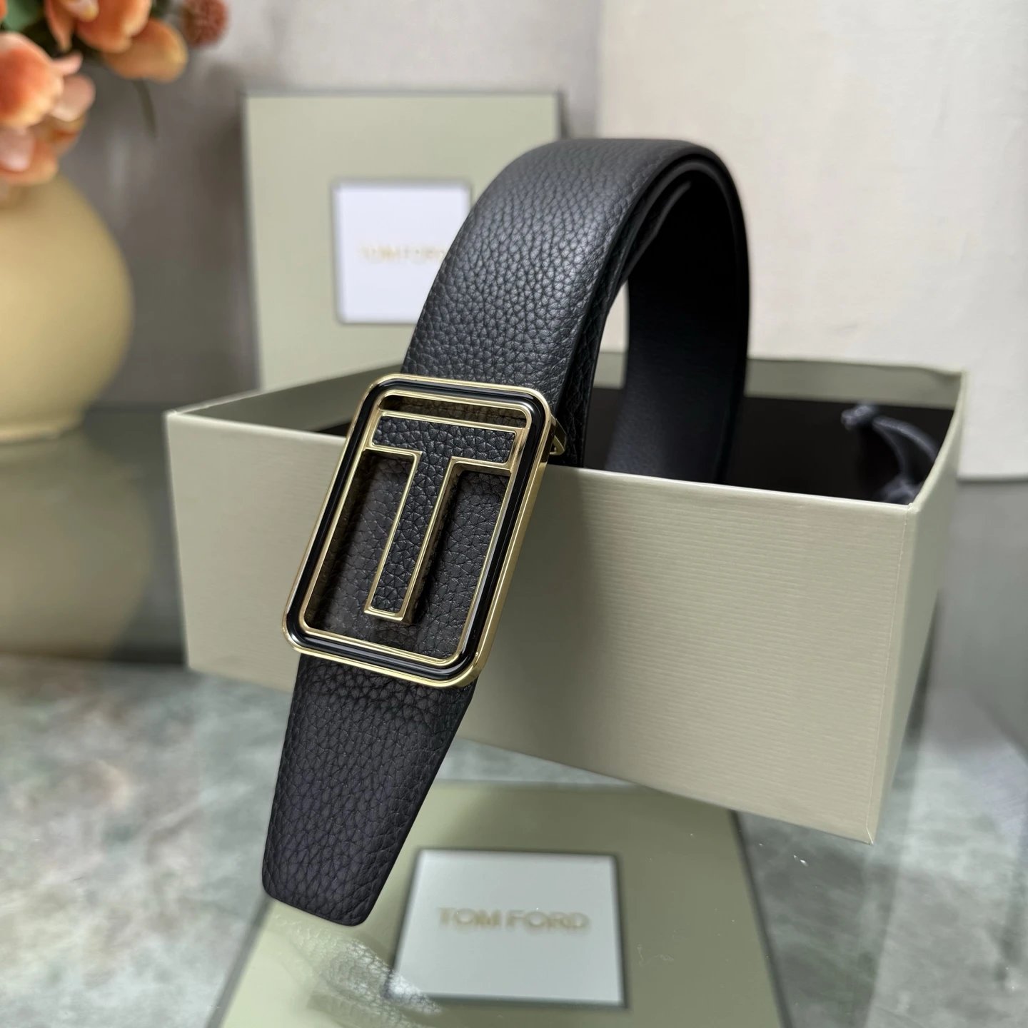 Tom Ford Leather Reversible Belt Ver.H — photo 6