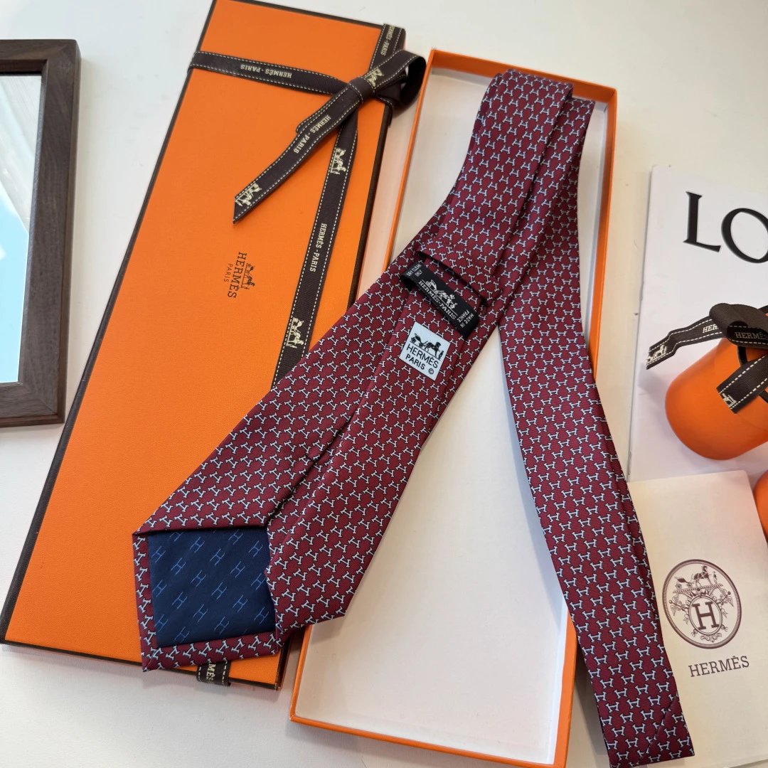 Hermes Silk Tie Ver.L — Photo 4