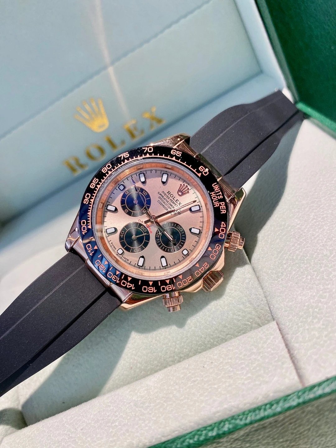 Rolex Daytona Rose Gold Automatic Watch — QC