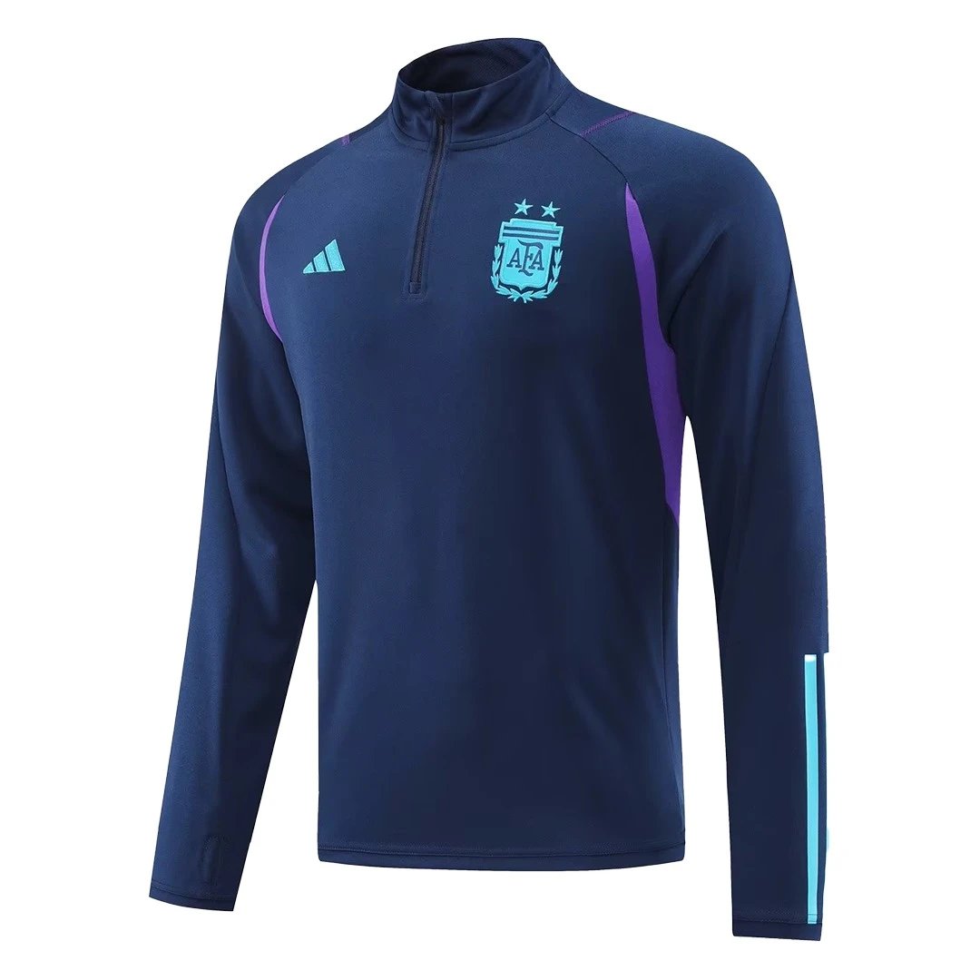 Argentina 2022 1 4 Zip Tracksuit Royal — Photo 5