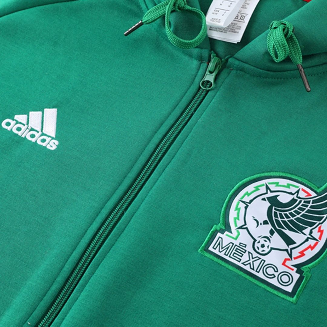 Mexico 2022 Hoodie Tracksuit 23 Green — Photo 14