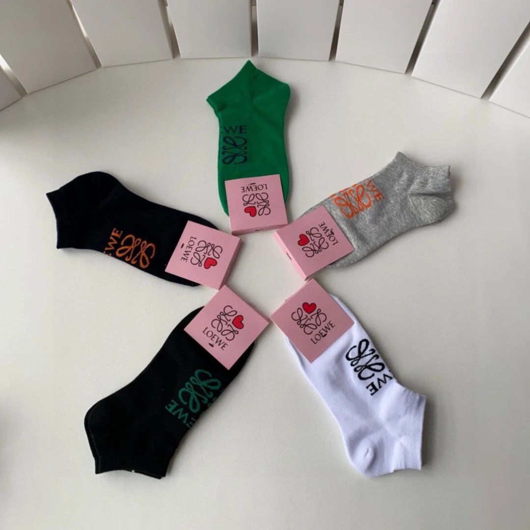 Loewe Ankle Socks 5-Pair Box — photo 9
