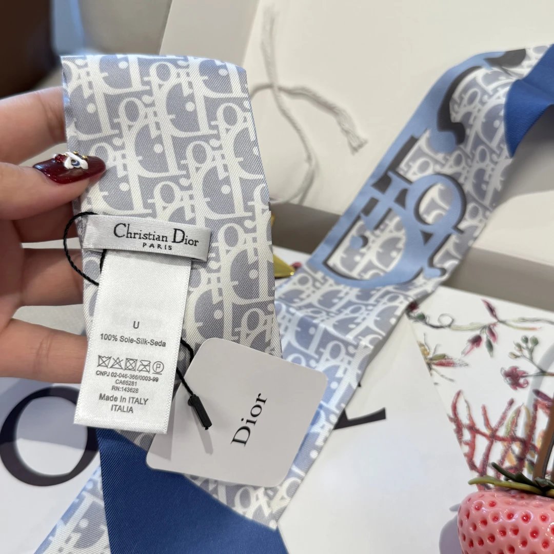 Dior Silk Hair Ribbon Ver.C — QC