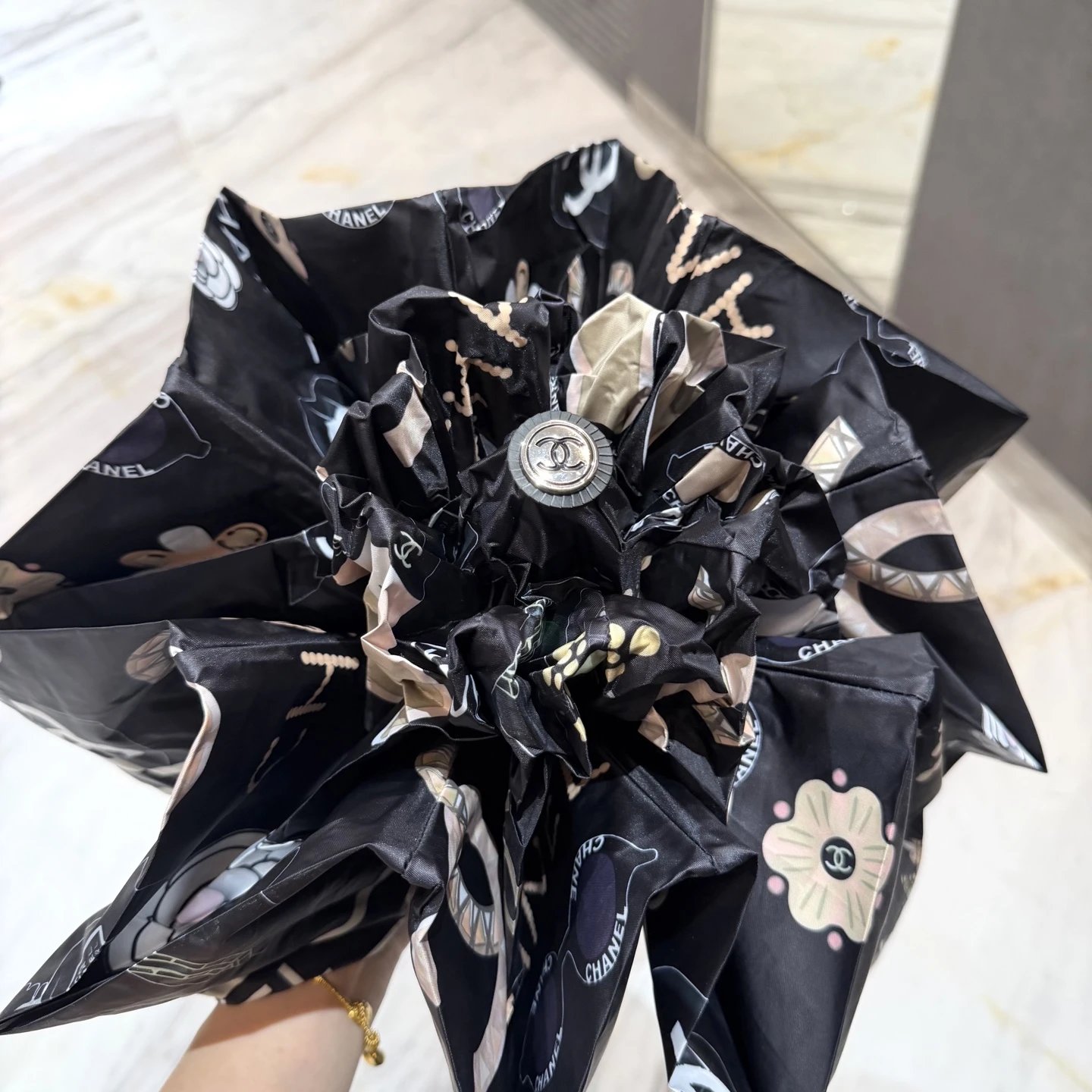 Chanel UV Protection Folding Umbrella Ver.F — QC
