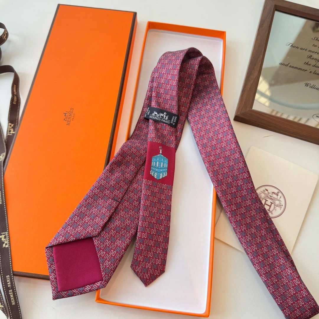 Hermes Silk Tie Ver.A — Photo 3