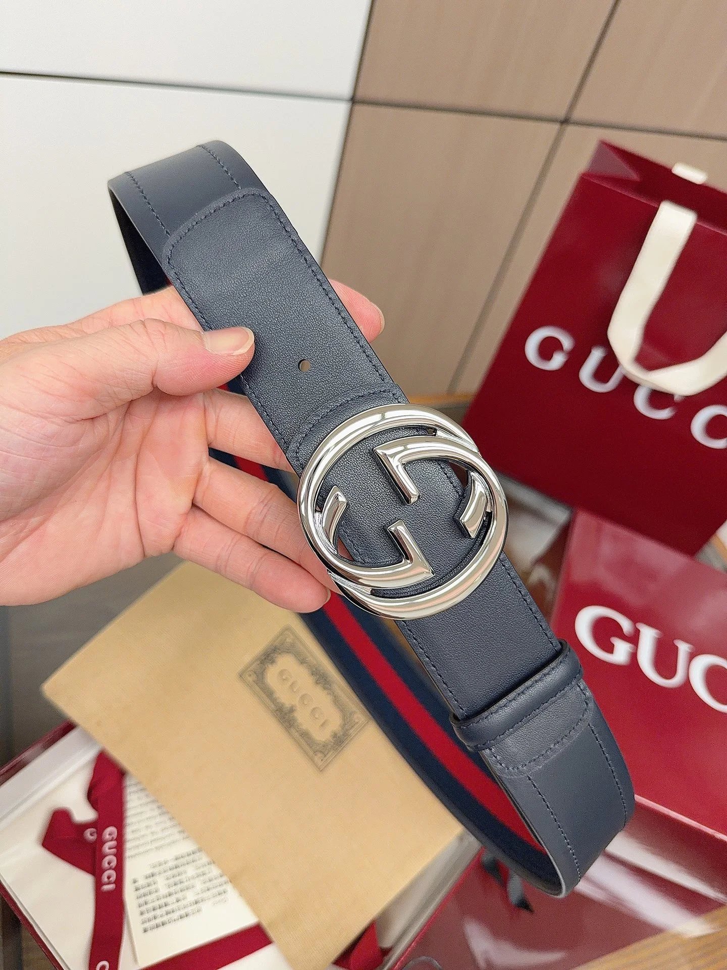 Gucci Leather Belt Ver.A — photo 6