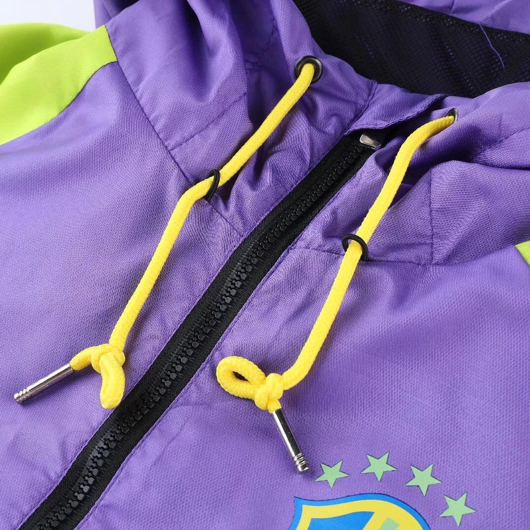 Brazil 2021 Hoodie Hoodie Jacket 22 Black — Zdjęcie 5