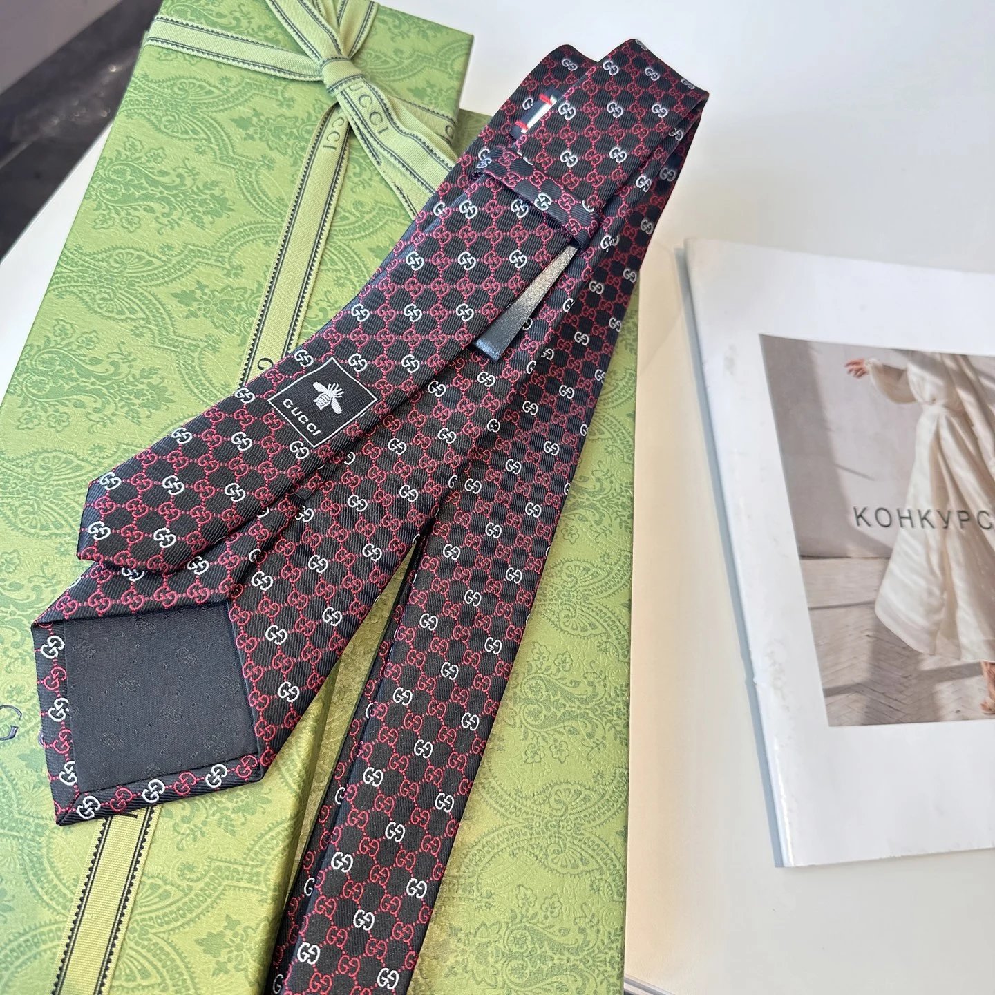 Gucci Silk Tie Ver.M — Zdjęcie 9