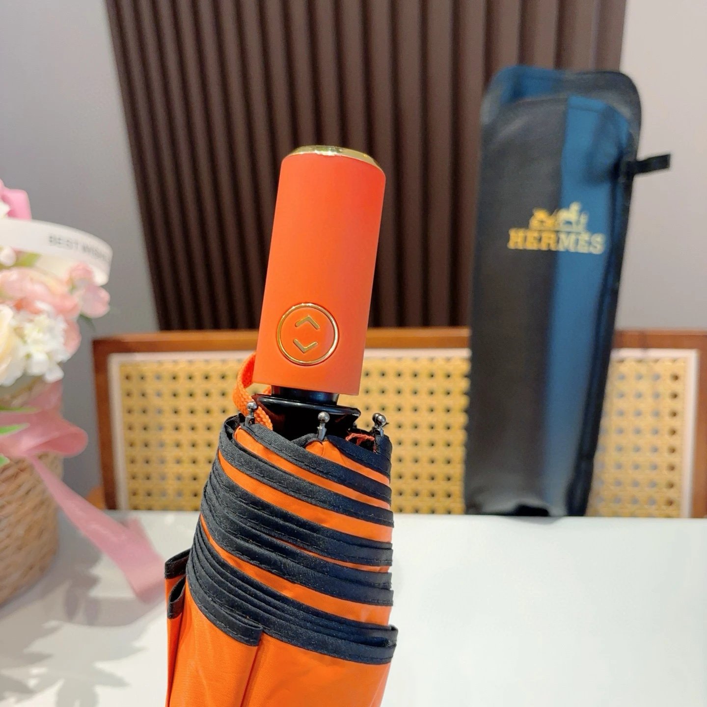 Hermes UV Protection Folding Umbrella Ver.B — Photo 4