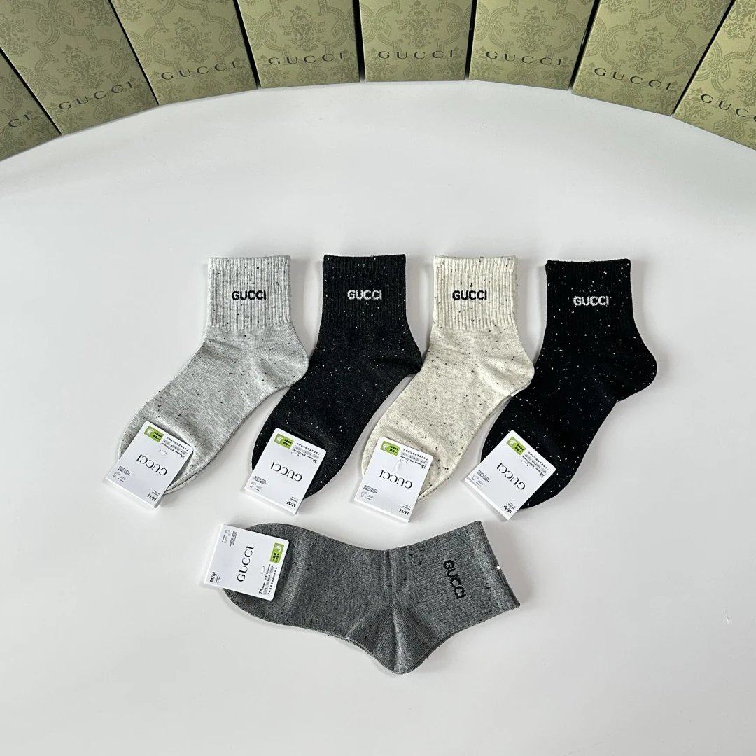 Gucci Crew Socks 5-Pair Box — photo 3