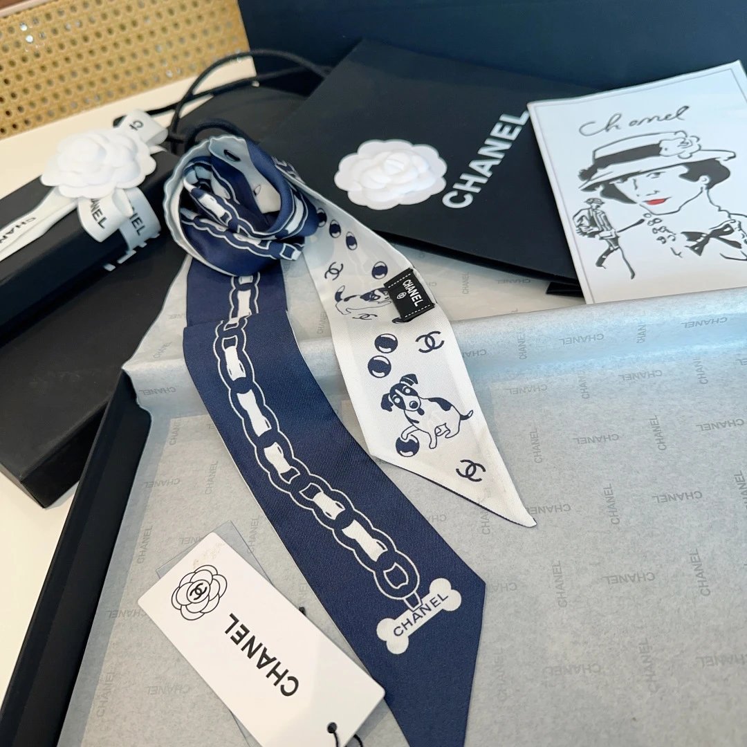 Chanel Silk Hair Ribbon Ver.G — Zdjęcie 7