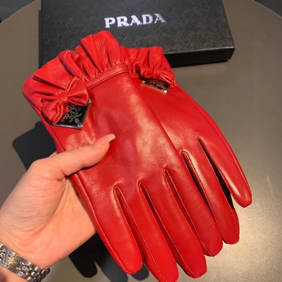 Prada Lambskin Cashmere Gloves Ver.C — QC