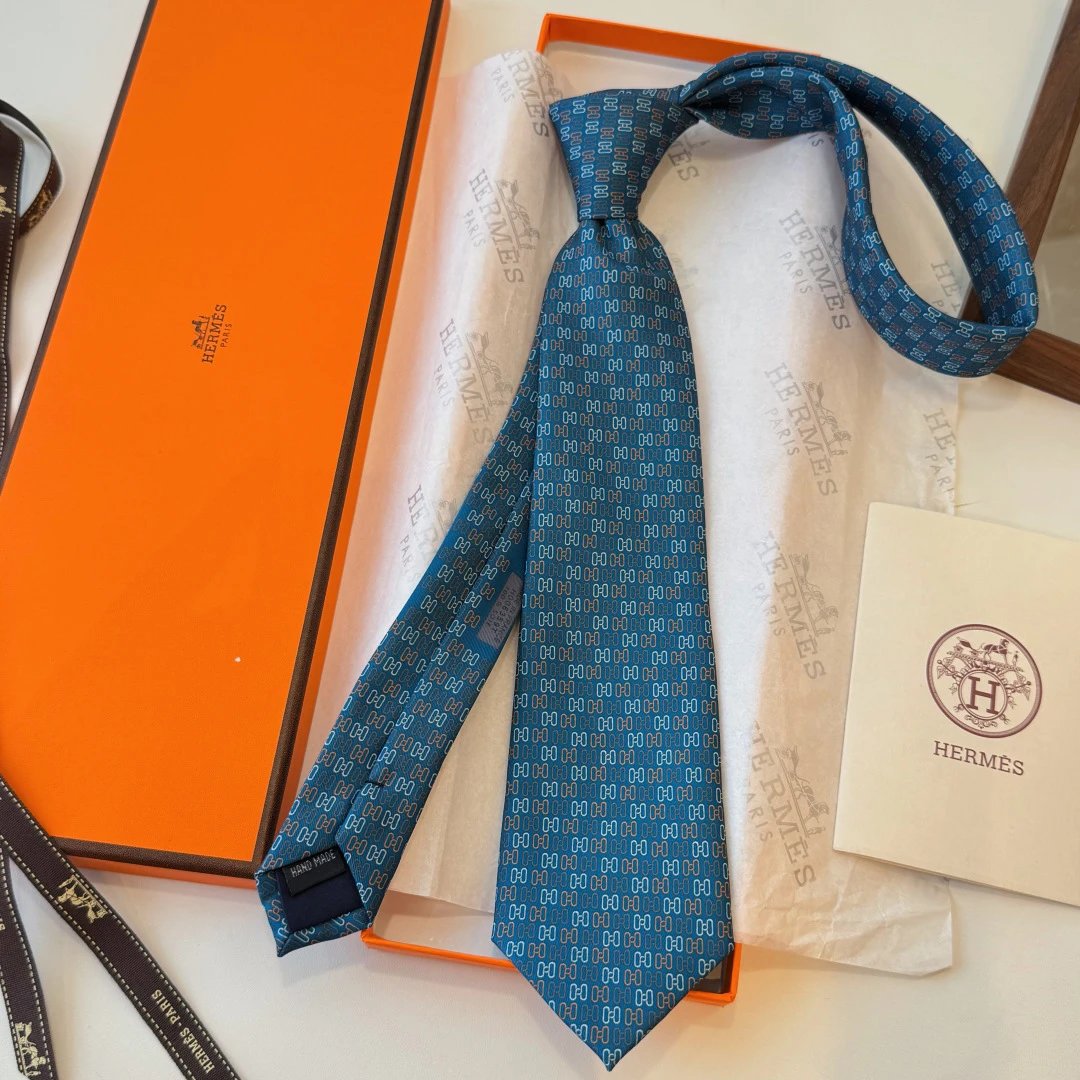 Hermes Silk Tie Ver.D — Photo 8