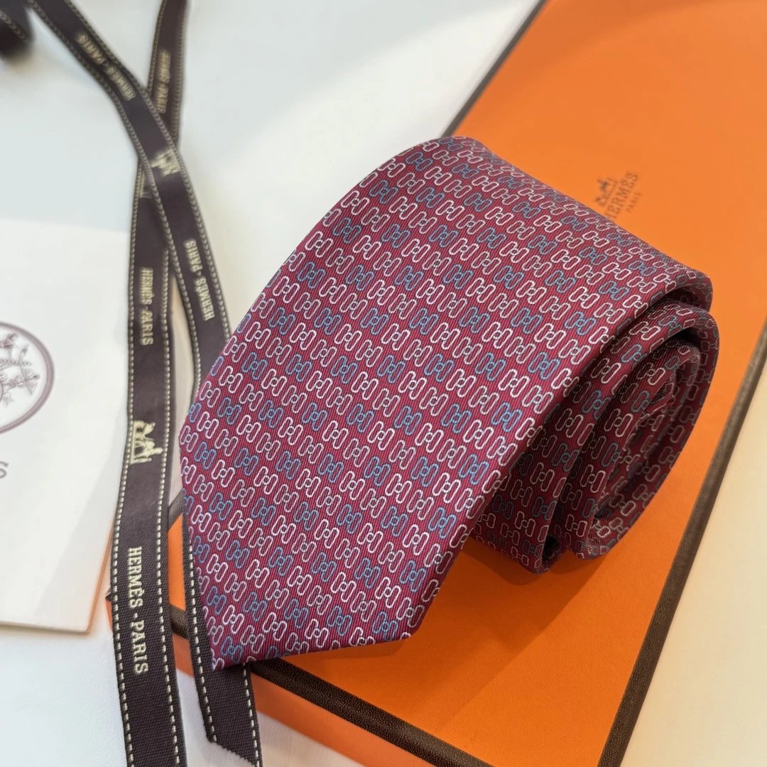Hermes Silk Tie Ver.A — Photo 5
