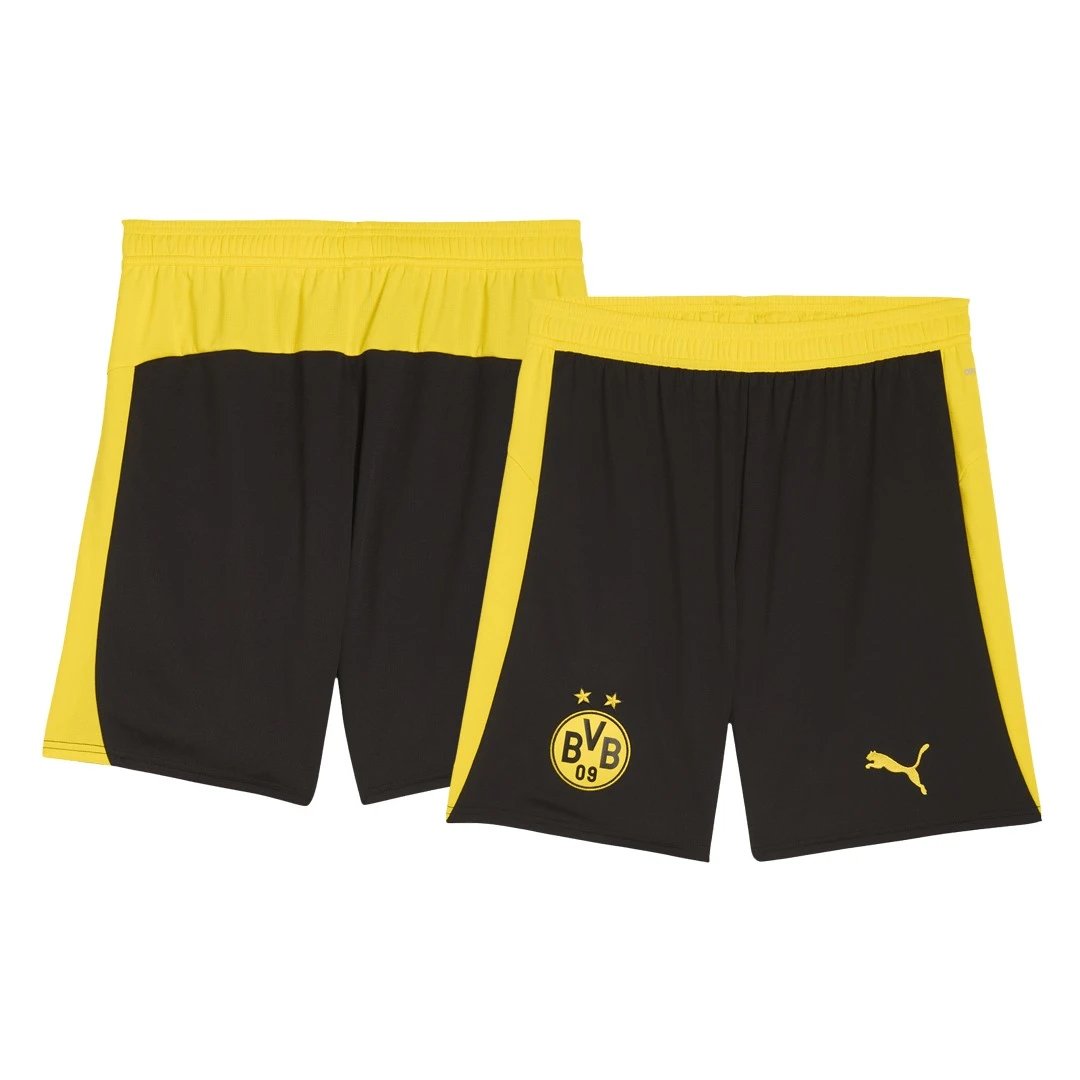 Borussia Dortmund Home Soccer Shorts 2025 26 — photo 3
