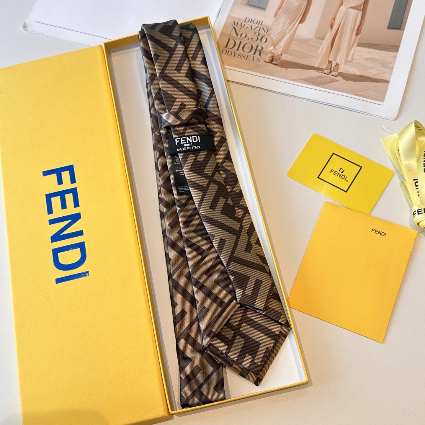 Fendi Silk Tie Ver.A — QC