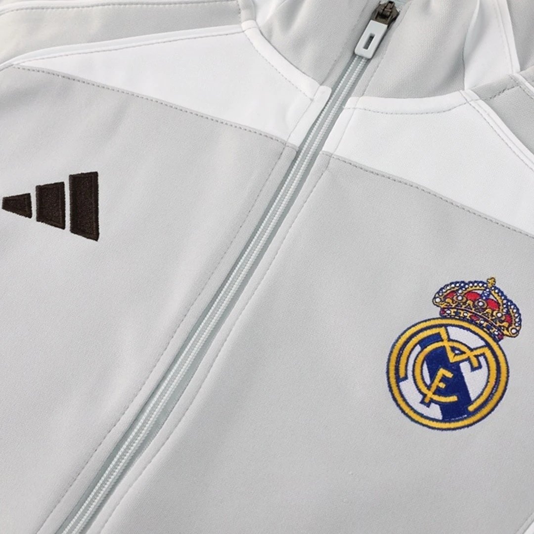 Real Madrid Track Jacket 2025 26 Gray — photo 4