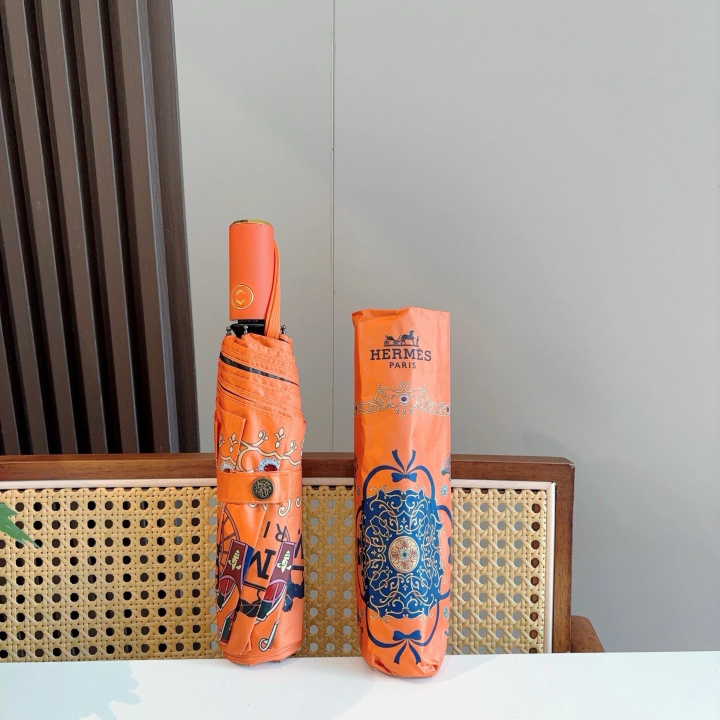 Hermes UV Protection Folding Umbrella Ver.I — Photo 2