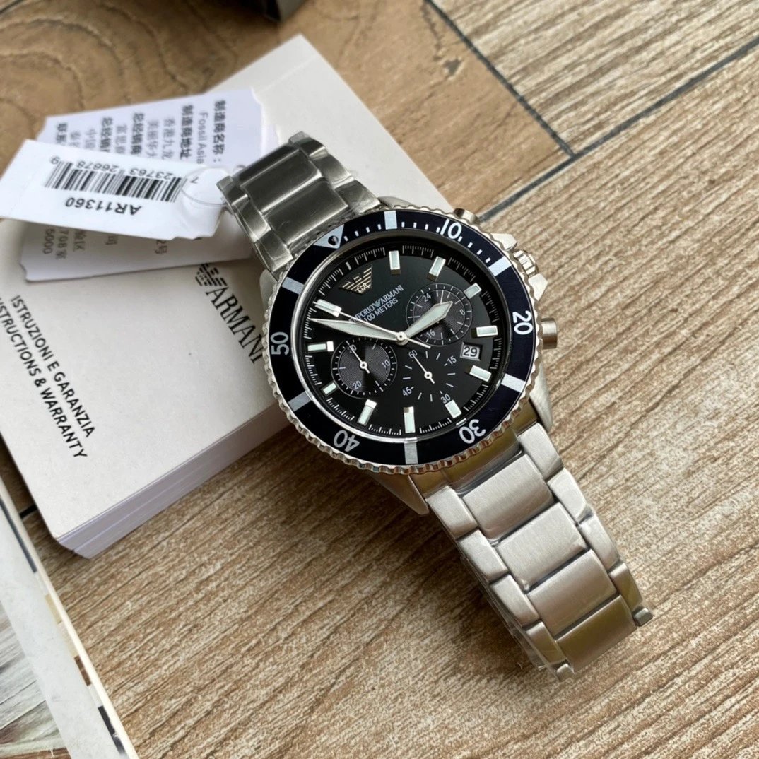 Armani Diver Chronograph Quartz Watch — photo 4