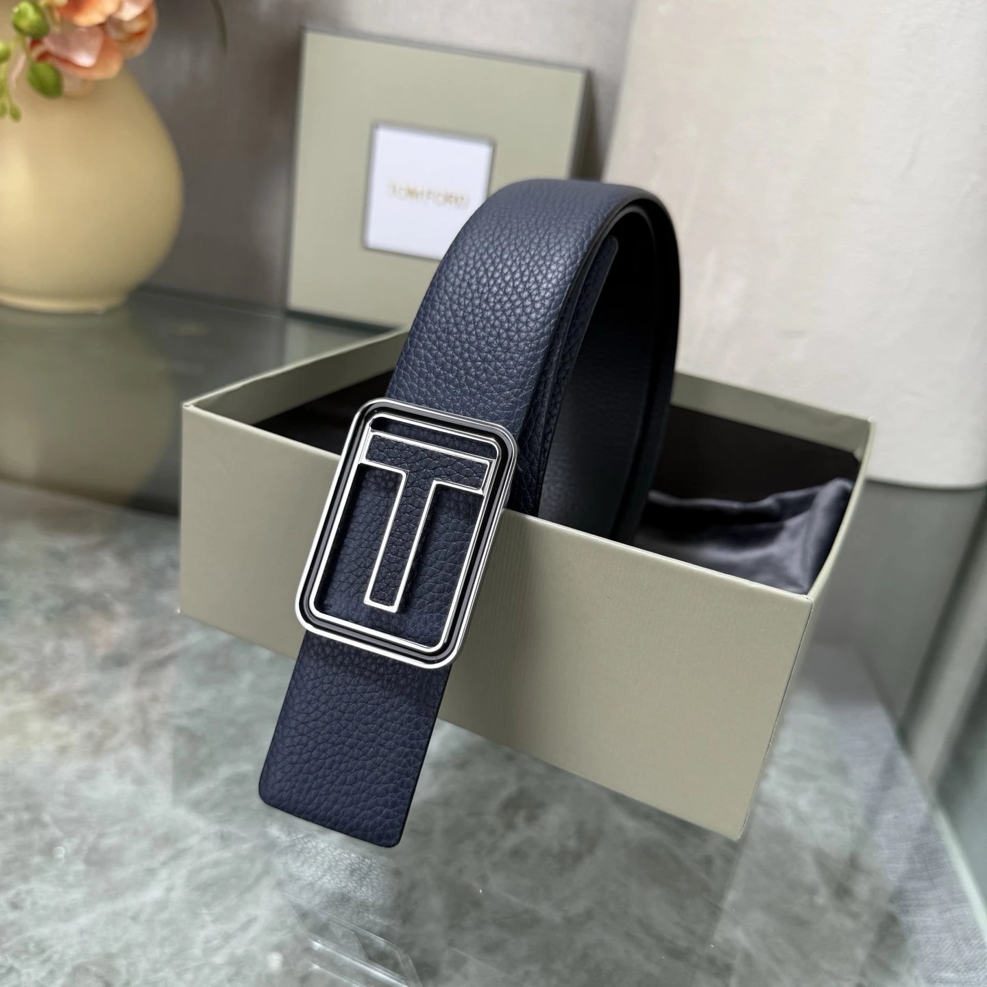 Tom Ford Leather Reversible Belt Ver.A — Zdjęcie 8