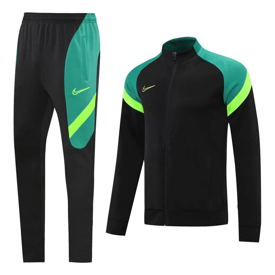 2022 Jacket Customize Tracksuit Black Green — Photo 2