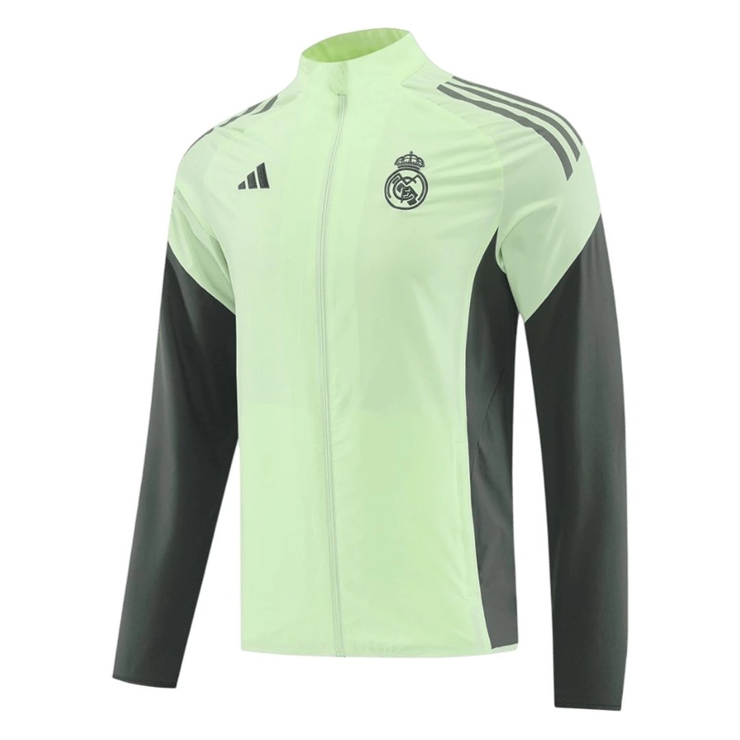 Real Madrid 2025 Windbreaker Jacket 26 Green — Photo 2
