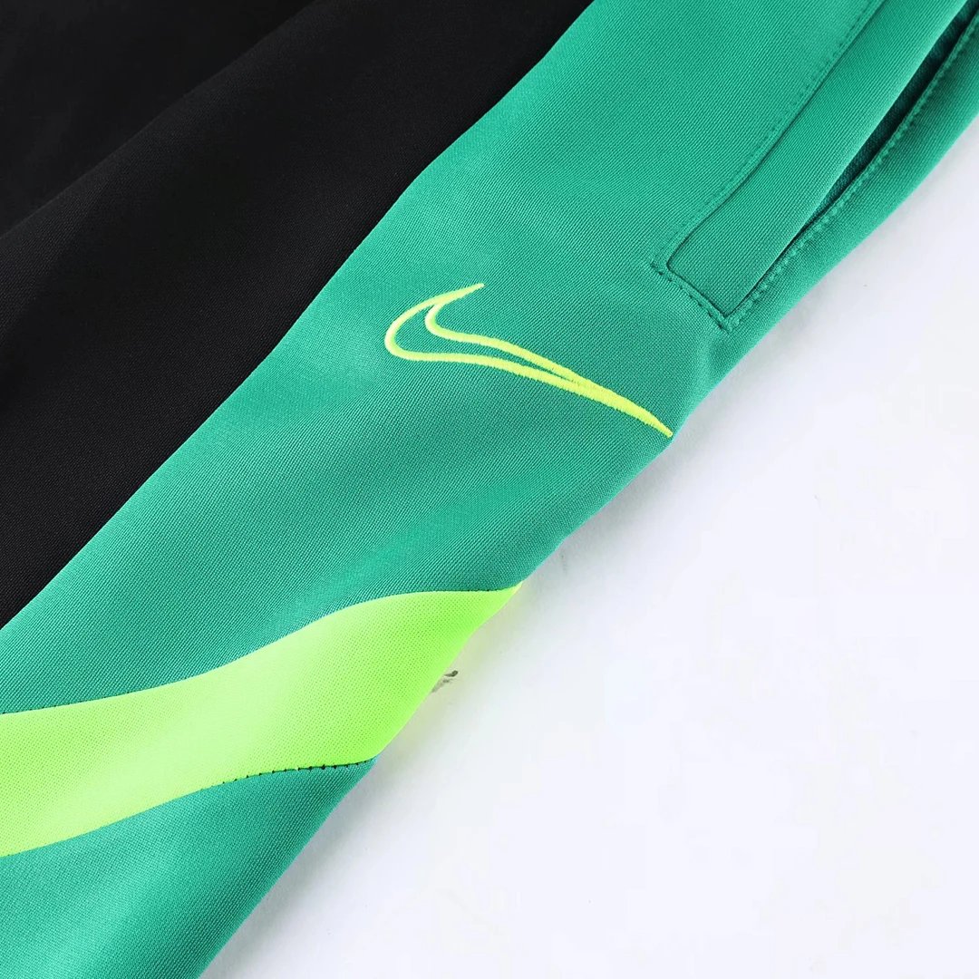 2022 Jacket Customize Tracksuit Black Green — Photo 9