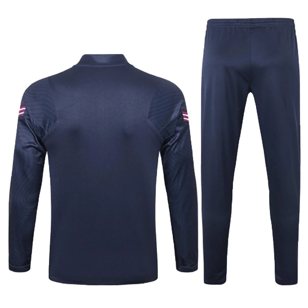 England 2020 1 4 Zip Tracksuit Navy — Photo 2