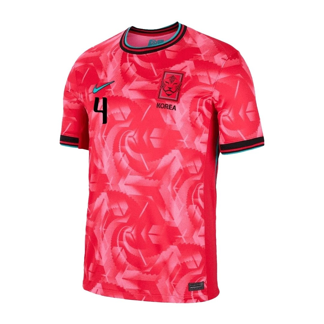 South Korea 2024 Home Jersey — Zdjęcie 2