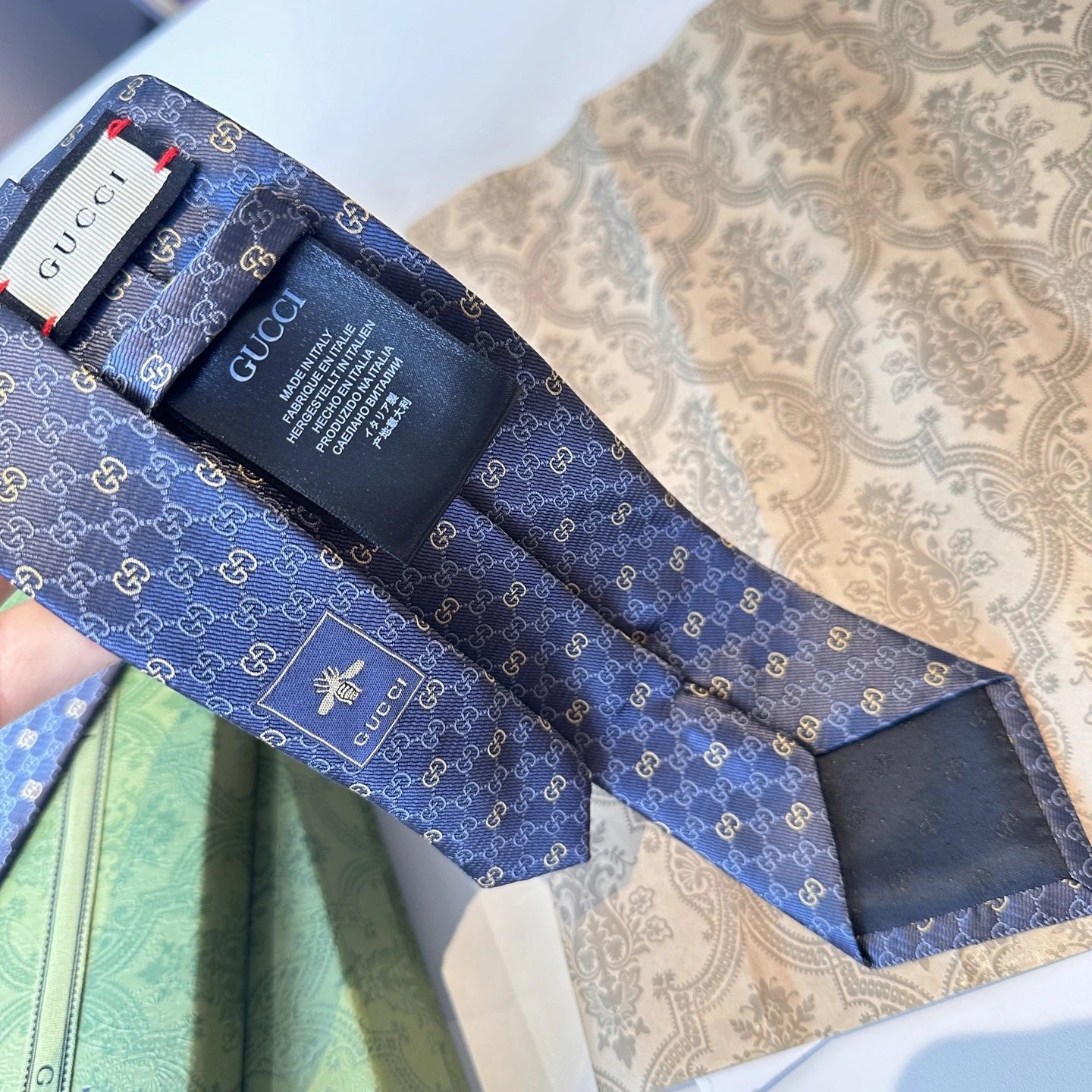 Gucci Silk Tie Ver.L — Zdjęcie 9