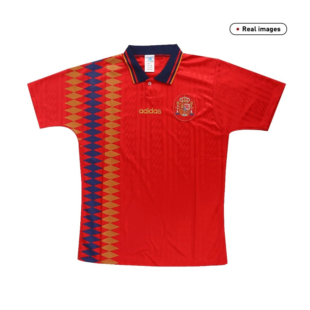 Spain Retro Home Jersey — Photo 3