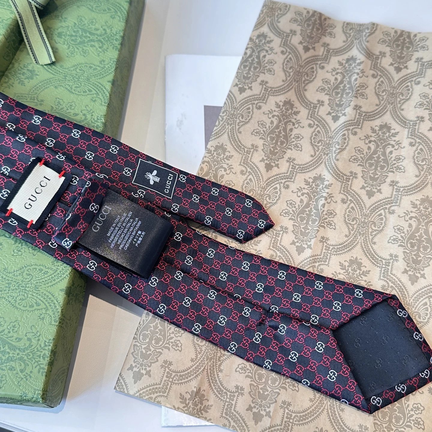 Gucci Silk Tie Ver.M — Zdjęcie 7