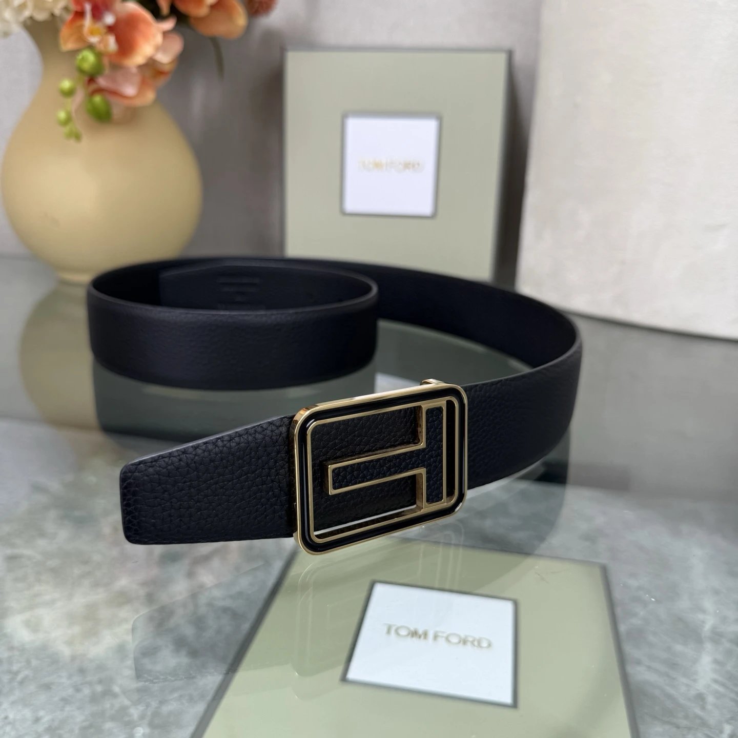 Tom Ford Leather Reversible Belt Ver.H — photo 9