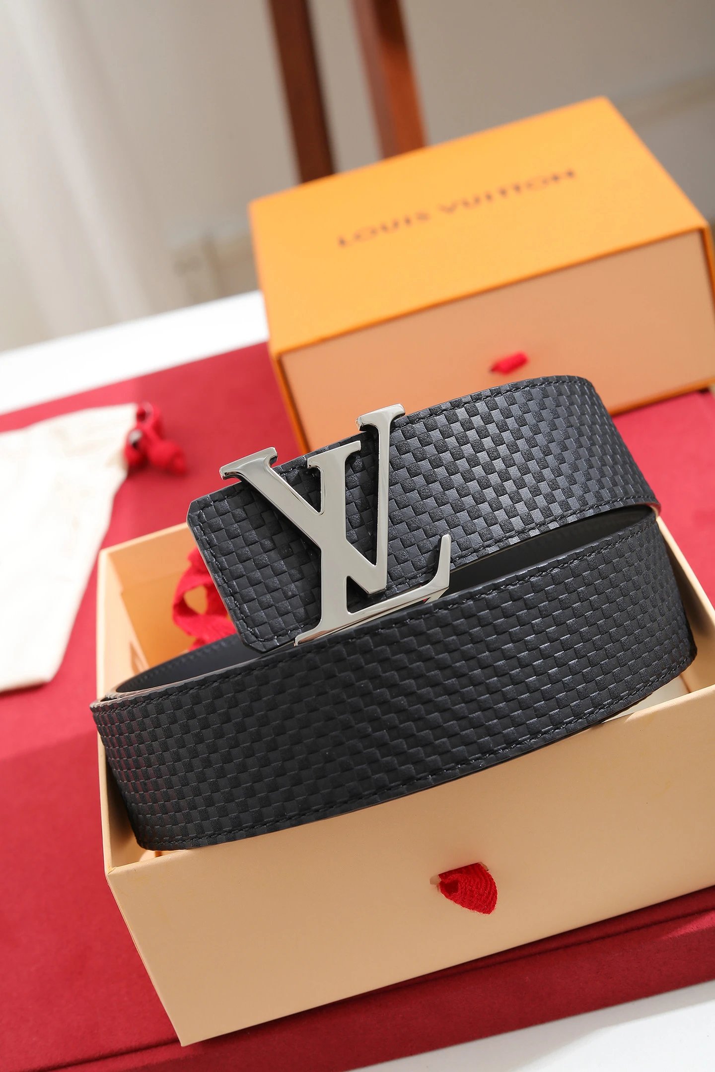 Louis Vuitton Leather Belt Ver.A — Zdjęcie 2