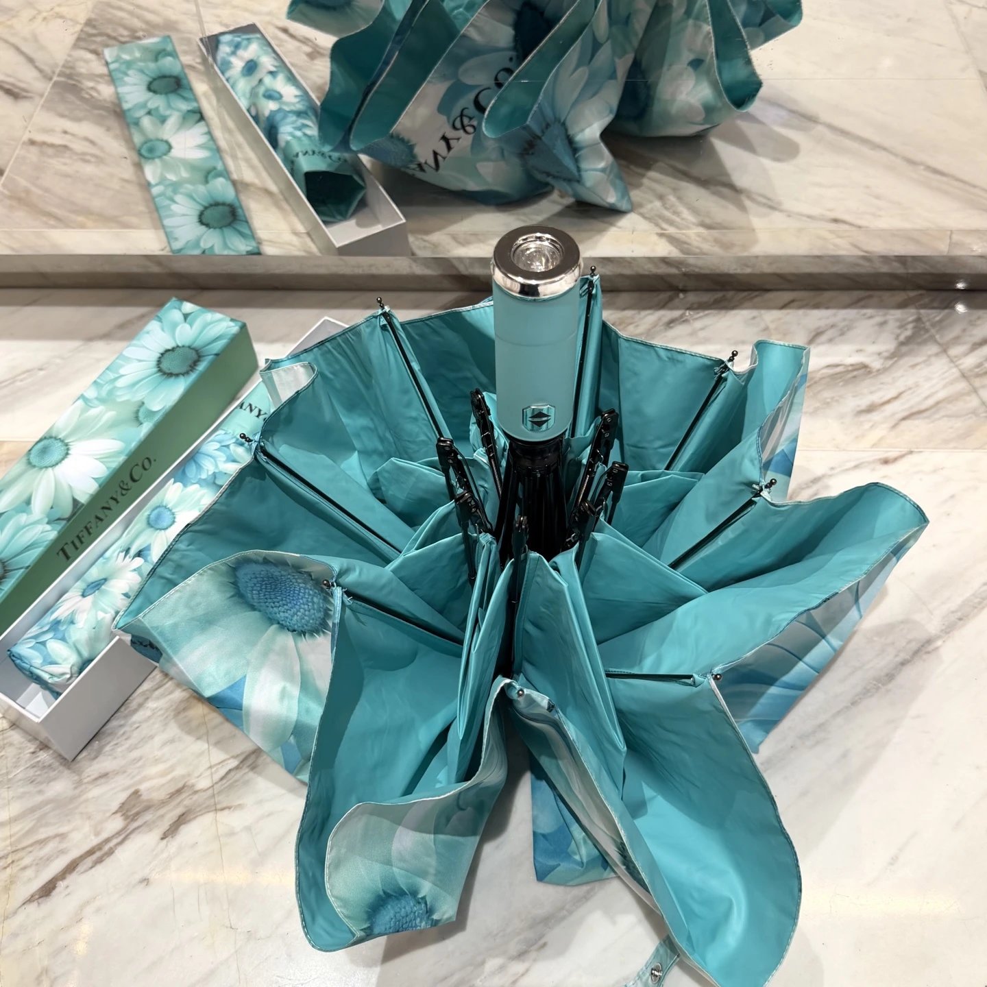 Tiffany UV Protection Folding Umbrella Ver.K — Zdjęcie 5