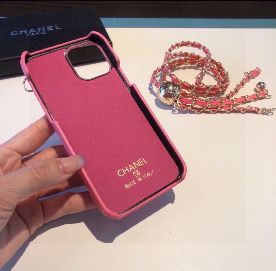 Chanel Strap Phone Case Ver.A — QC