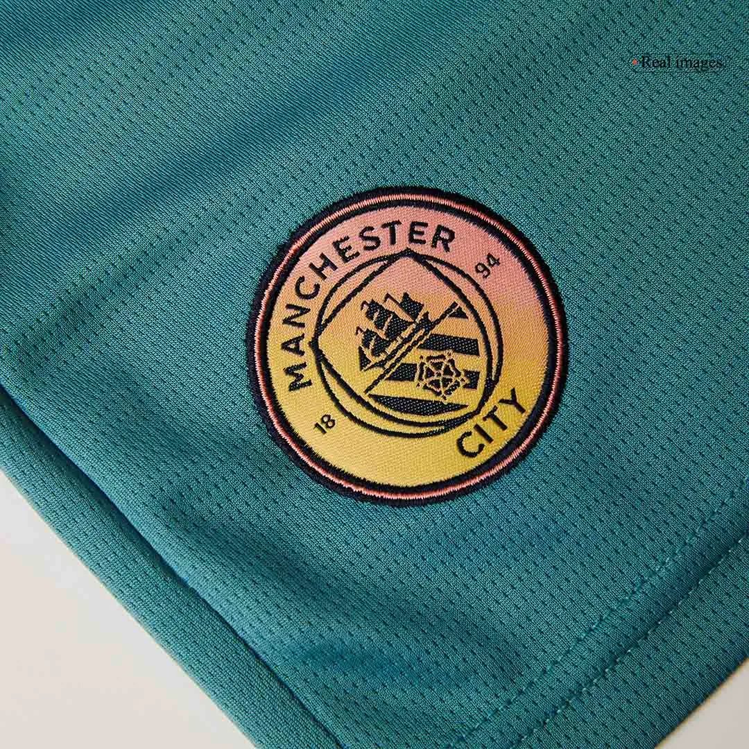 Manchester City Fourth Away Soccer Shorts 2024 25 — photo 6