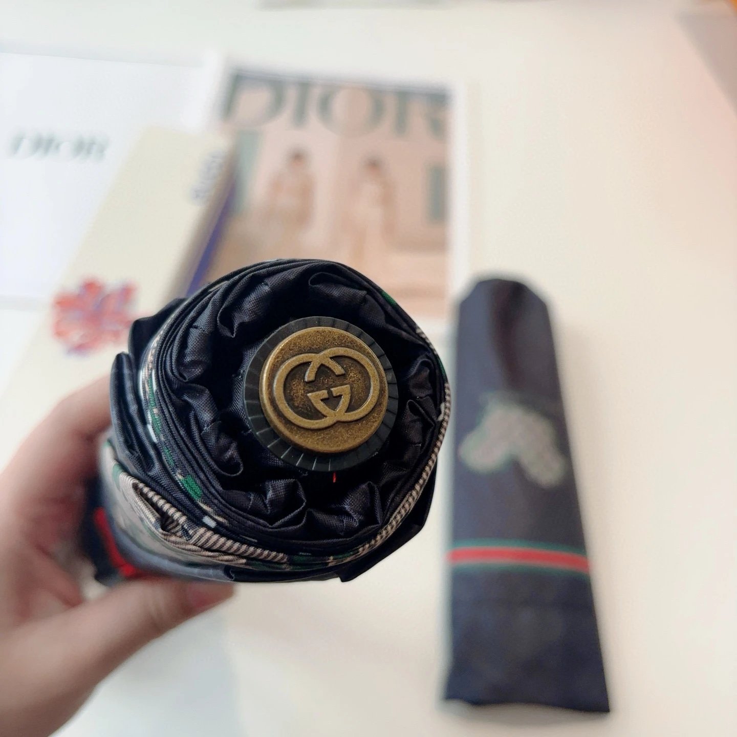 Gucci UV Protection Folding Umbrella Ver.D — Photo 4