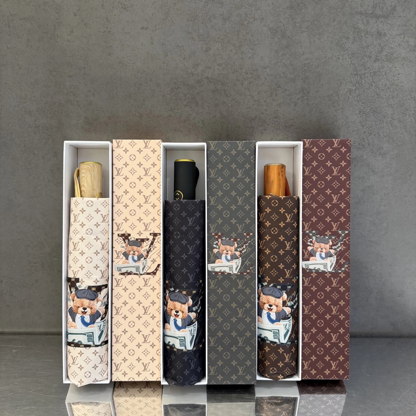 Louis Vuitton UV Protection Folding Umbrella Ver.B — Zdjęcie 9