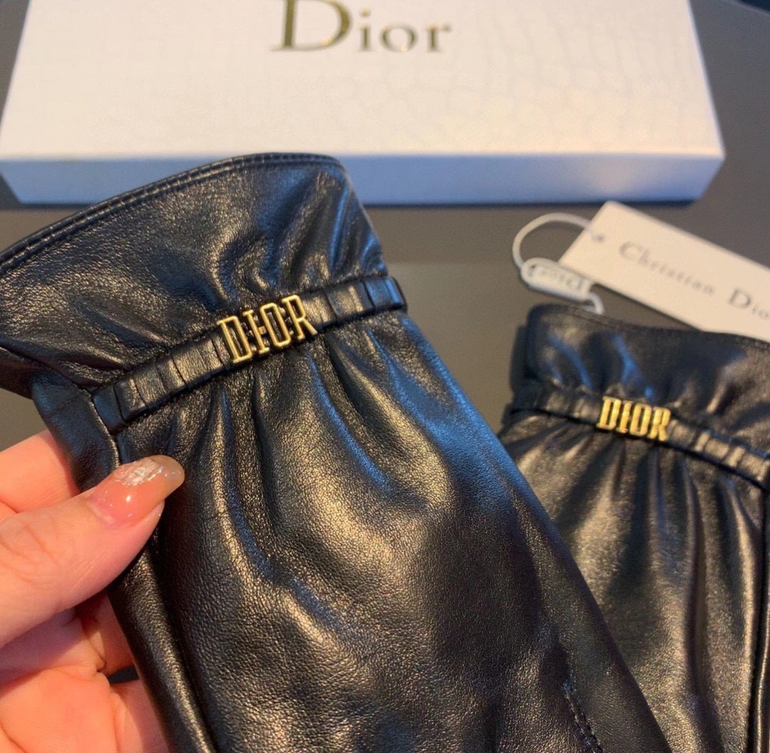 Dior Lambskin Cashmere Gloves Ver.D — Photo 4