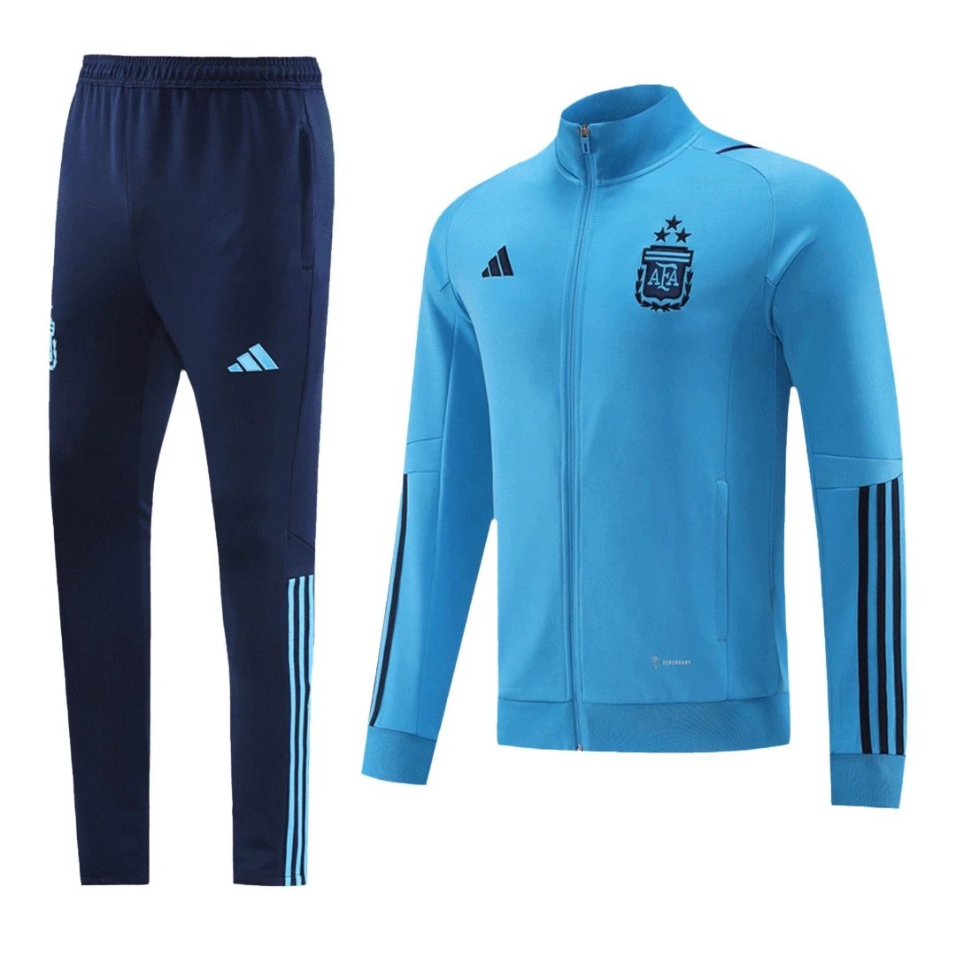 Argentina Jacket Tracksuit 2022 Blue Three Stars — photo 2