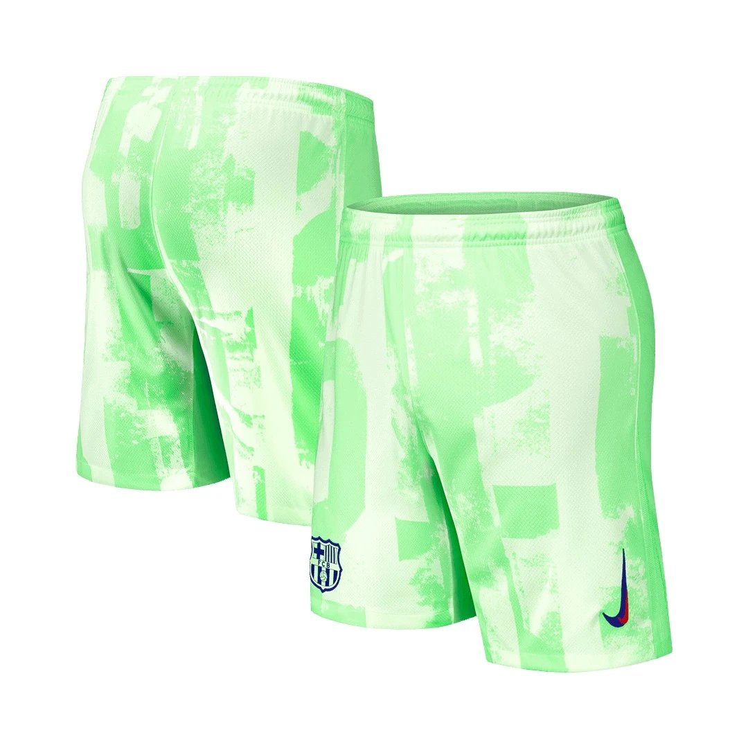 Barcelona Third Away Soccer Shorts 2024 25 — photo 3