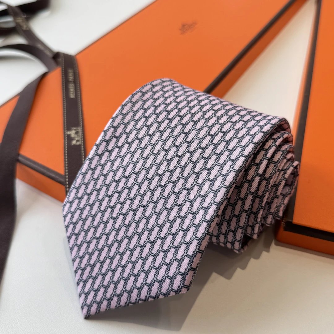 Hermes Silk Tie Ver.R — Photo 8