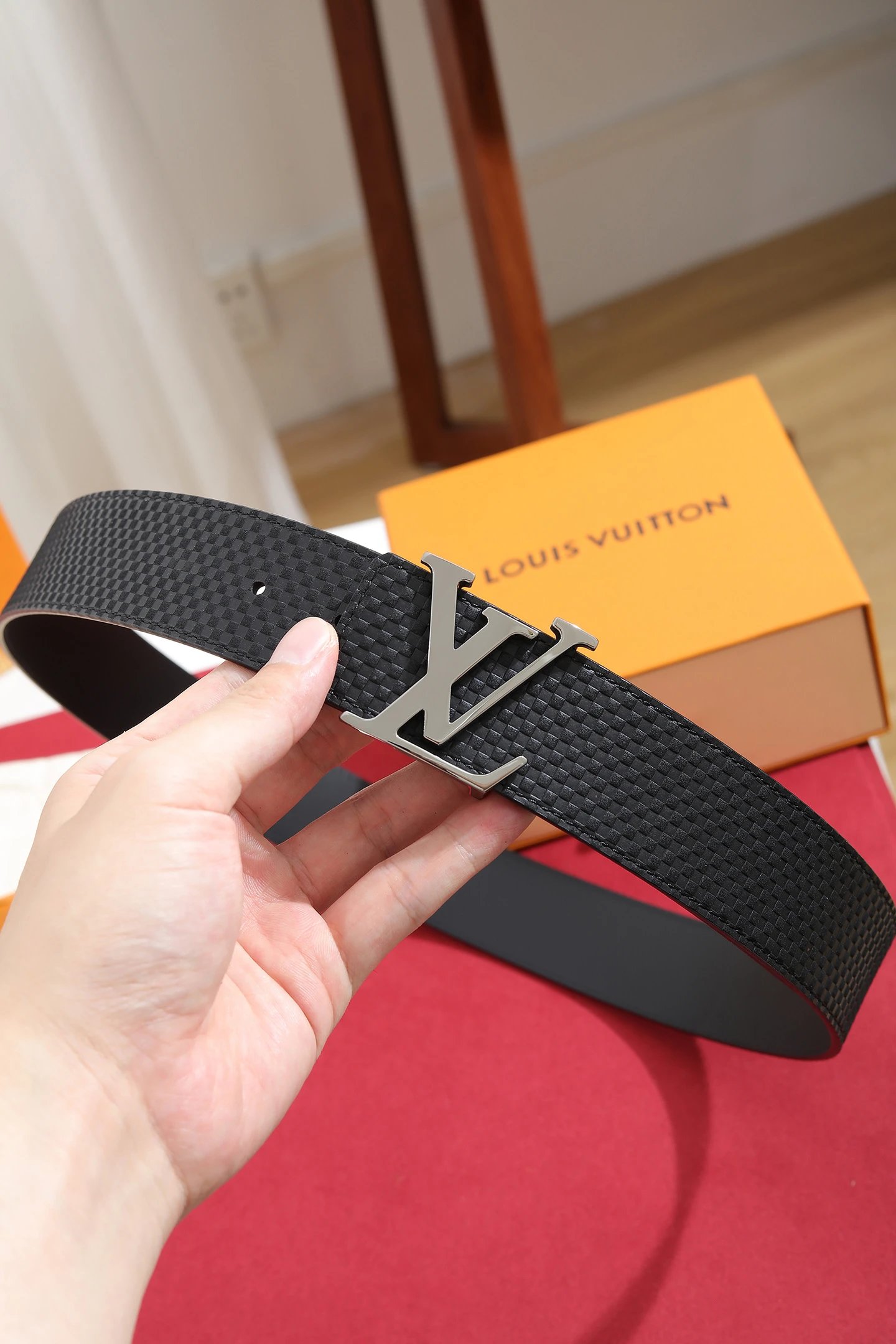 Louis Vuitton Leather Belt Ver.A — Zdjęcie 5